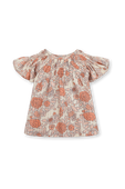 תמונה קידמית של חולצה קצרה עם שרוולי מלמלה - גילאי 3-6 חודשים
