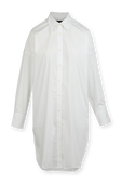 תמונה קידמית של Sandra Shirt Dress in White
