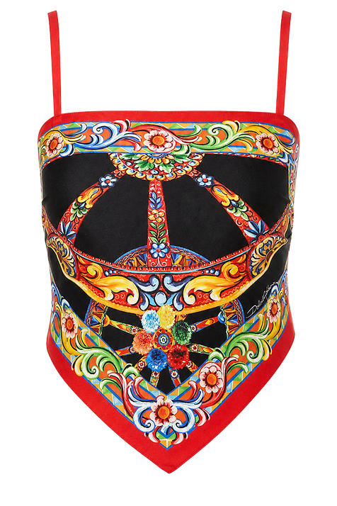 טופ מטפחת DOLCE & GABBANA