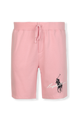 Graphic Horseman Logo Shorts in Pink POLO RALPH LAUREN