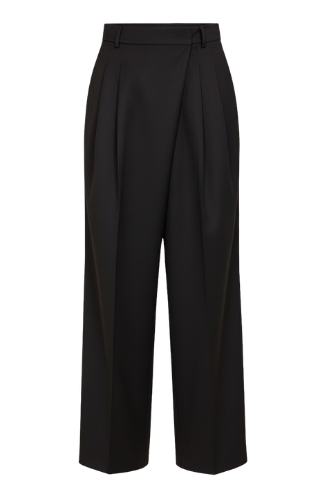 מכנסיים מחויטים בגזרה בינונית GANNI