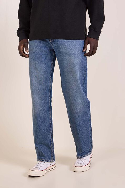 מכנסי ג'ינס בגזרה ישרה