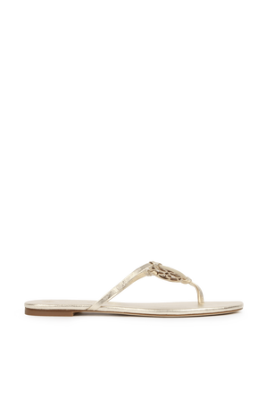 Miller Knotted Sandals in Silver TORY BURCH