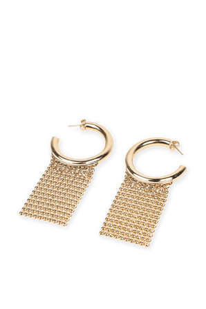 Pixel Earrings in Gold PACO RABANNE