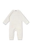 גילאי NB - 18 חודשים אוברול ארוך עם לוגו בצבע לבן FILA