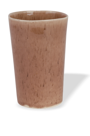 Doppio Set - 4 Tall Coffee Mugs in Pink MICHAL GELBARD