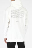 תמונת דוגמן אחורית של Basketball 98' Hooded Sweatshirt in White