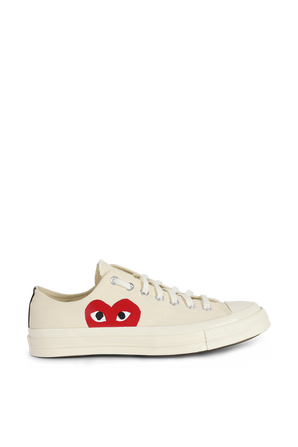 Play Converse Low Chuck Taylor in Beige COMME des GARCONS