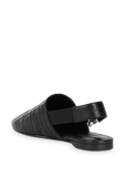 נעלי מיולס שחורות מונוגרמיות מעור GIVENCHY