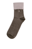 תמונה קידמית של Fold-Over Ribbed Socks
