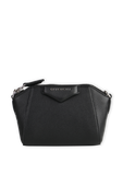 Nano Antigona Bag in Black Grained Leather GIVENCHY