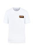 חולצת טי אוברסייז עם לוגו פאץ' BURBERRY