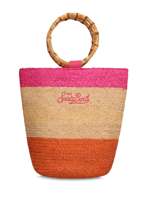 תיק באקט רפיה MC2 SAINT BARTH