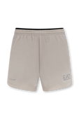 מכנסי ג'וג קצרים עם הדפס לוגו EA7