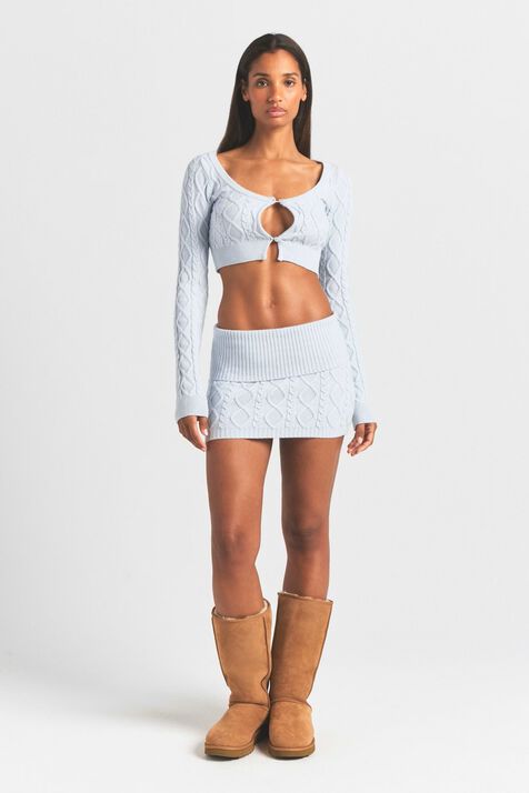 CABLEKNIT CARDIGAN SKIMS