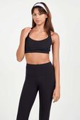 תמונת דוגמן קידמית של Flexyflex strappy yoga bra a-c