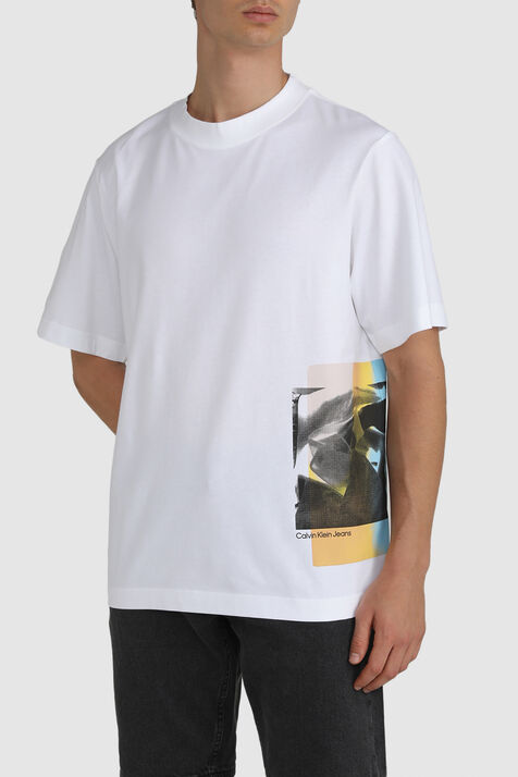 חולצת טי אוברסייז עם הדפס CALVIN KLEIN