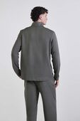 תמונת דוגמן אחורית של Soft Jersey Half Zip