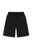 גילאי 4-14 מכנסיים קצרים שחורים עם לוגו LACOSTE KIDS