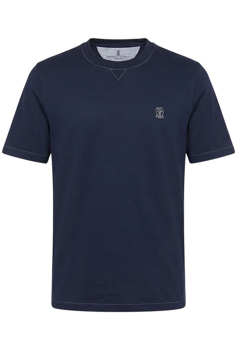 חולצת טי בגזרה ישרה BRUNELLO CUCINELLI