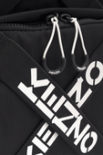 Taped Logo Backpack in Black KENZO
