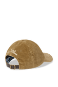 תמונה אחורית של כובע מצחייה קורדרוי