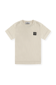 חולצת טי עם תווית לוגו - גילאי 6-8 STONE ISLAND KIDS
