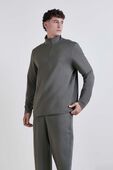 תמונת דוגמן קידמית של Soft Jersey Half Zip