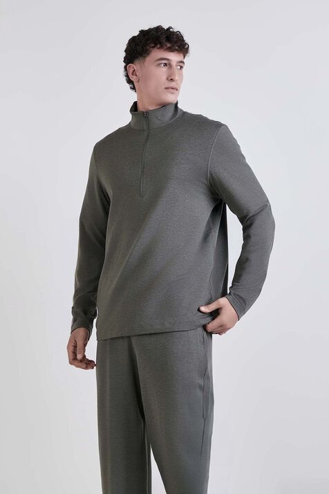 Soft Jersey Half Zip