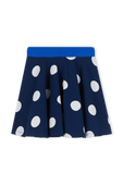 גילאי 2-5 חצאית מנוקדת כחולה PETIT BATEAU