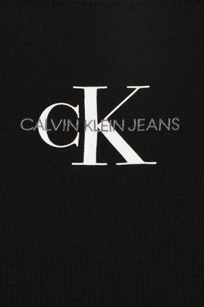 טופ אוף שולדרס עם שרוולים ארוכים בצבע שחור CALVIN KLEIN