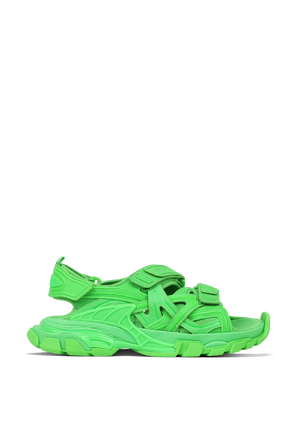 Track Sandals in Green