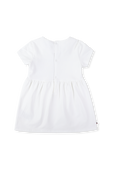גילאי 0-24 חודשים שמלת לוגו בלבן TOMMY HILFIGER KIDS