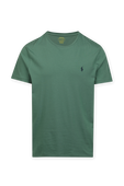 תמונה קידמית של Slim Fit Logo Tee in Green