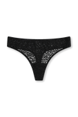 תמונה קידמית של Inviswear Mid Rise Thong Lace 3 pack