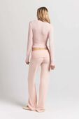 תמונת דוגמן אחורית של SHEER MODAL CARDIGAN