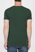 תמונת דוגמן אחורית של Organic Cotton Slim Fit Tee in Pine Grove