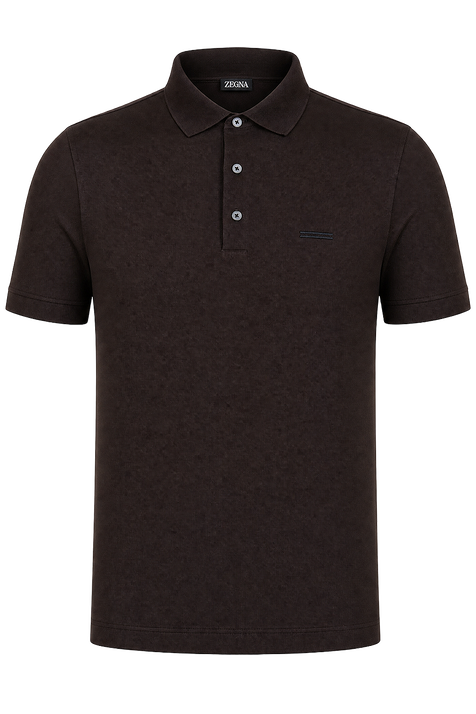 חולצת פולו בגזרה ישרה ZEGNA