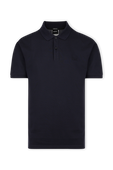 Maccabi Tel Aviv Regular Fit Polo Shirt in Dark Blue BOSS