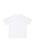 גילאי 2-6 חולצת פולו קצרה עם לוגו לב באדום COMME des GARCONS KIDS