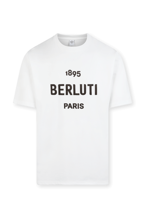חולצת טי עם הדפס לוגו BERLUTI
