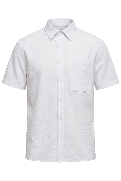 חולצה מכופתרת קצרה CALVIN KLEIN