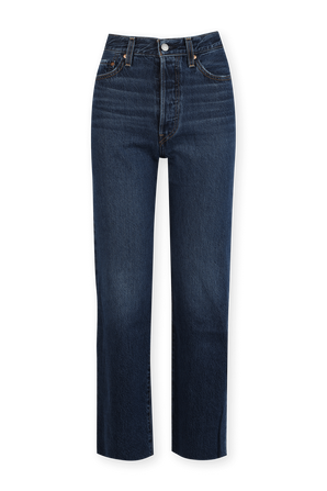 Ribcage Straight Ankle Jeans in Blue LEVI`S