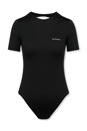 Open Back Swimsuit in Black BALENCIAGA