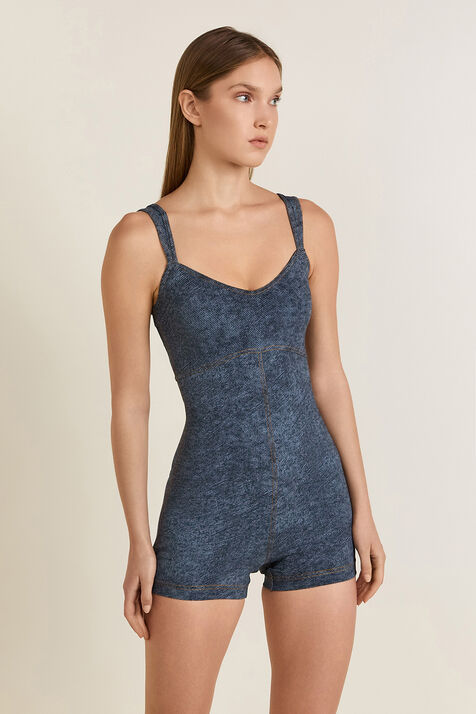 Everlux Denim-Print Onesie 3'' LULULEMON
