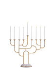 תמונה קידמית של Rova Menorah Candle Holder