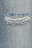 תמונת תקריב של Low Rise Skinny Jeans in Light Blue
