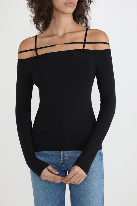 חולצת סיירה שחורה JACQUEMUS