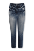 מכנסי ג'ינס סקיני באורך קרופ DIESEL