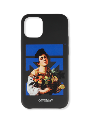 Caravaggio Boy Iphone 12 Case in Black OFF WHITE